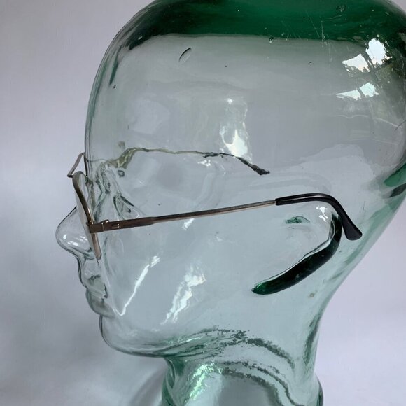 Vintage Men's Silver Framed Prescription Eyeglasses Glasses - Picture 3 of 5